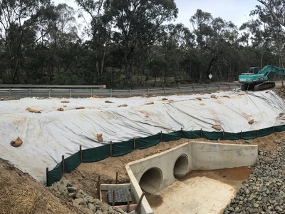 Road Widening works, Mountain Ash Rd, Bungonia